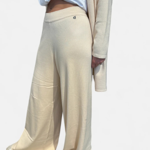 Pantalón de punto beige DIXIE.