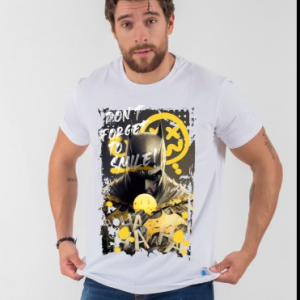 lasal camiseta smile blanco