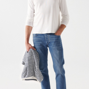 Pantalón vaquero Slim lavado medio SALSA.