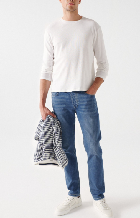 Pantalón vaquero Slim lavado medio SALSA.