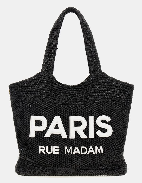Bolso L`Avana Shopping Raffia Black RUE MADAM.