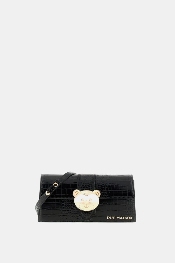 Bolso Teddy It Bag Long Cocco Black RUE MADAM PARIS.