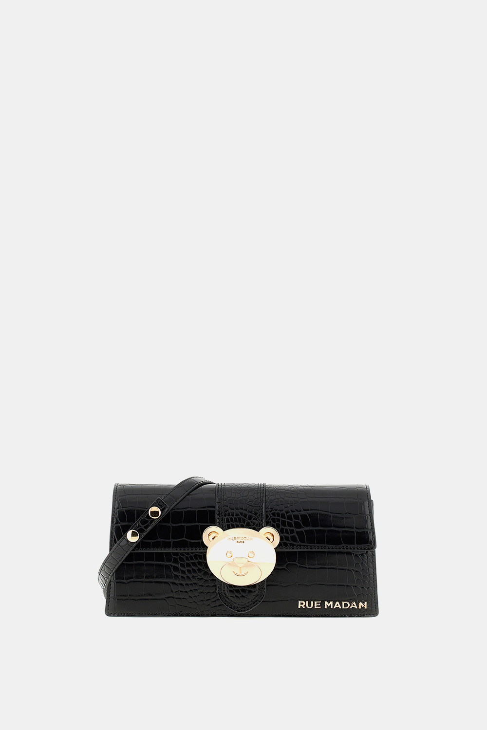Bolso Teddy It Bag Long Cocco Black RUE MADAM PARIS.