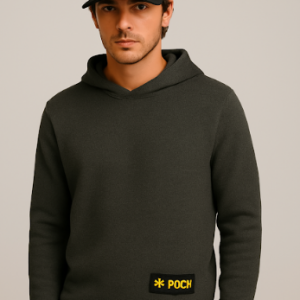 Jersey con capucha gris POCH GARMENTS.