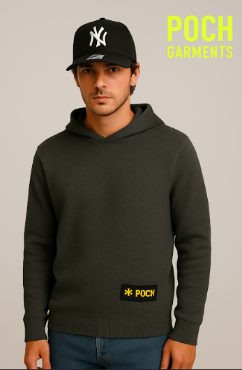 Jersey con capucha gris POCH GARMENTS.