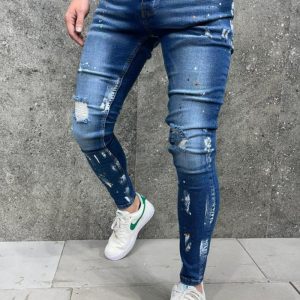 Pantalón PAINT denim LASAL.