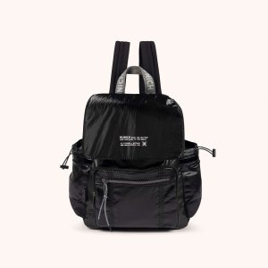 Mochila negra para portátil poliamida reciclada MUNICH.