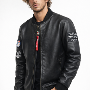 Chaqueta Bomber Born To Fly POCH GARMENTS. 