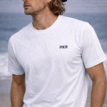 Camiseta básica blanca POCH GARMENTS.