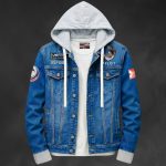 Cazadora vaquera F-16 azul LASAL.