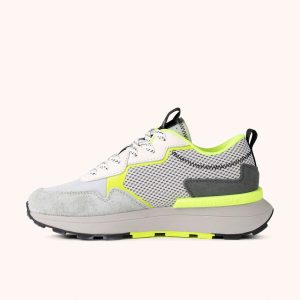 Deportiva plataforma amarillo flúor HI-MAX 03 MUNICH.