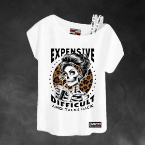 Camiseta blanca Print LASAL.