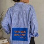 Camisa de rayas azul PUCHITA BY PO.