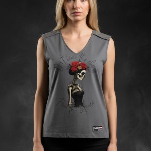 Camiseta gris Chaos LASAL.