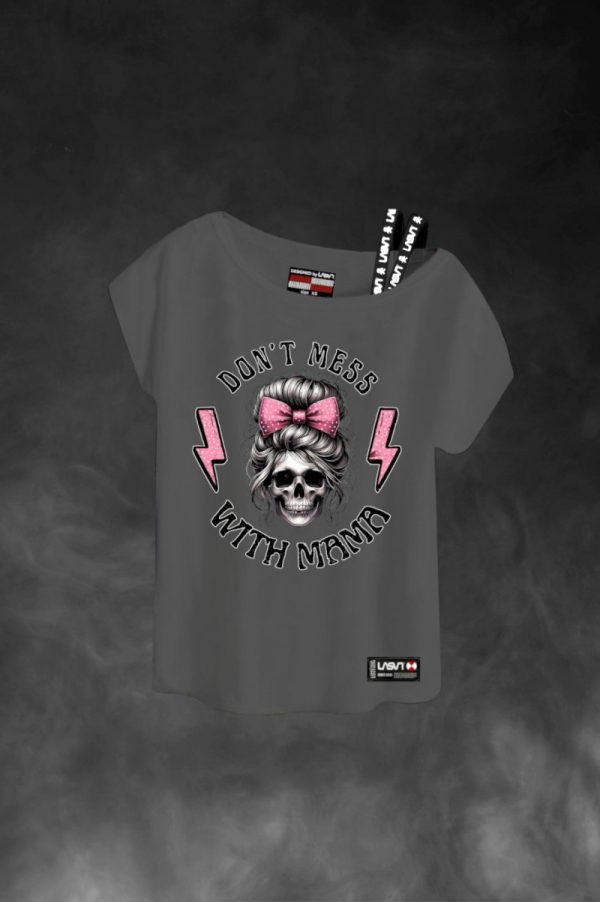 camiseta-de-mujer-lasal-mama-gris Camiseta gris Mama LASAL.