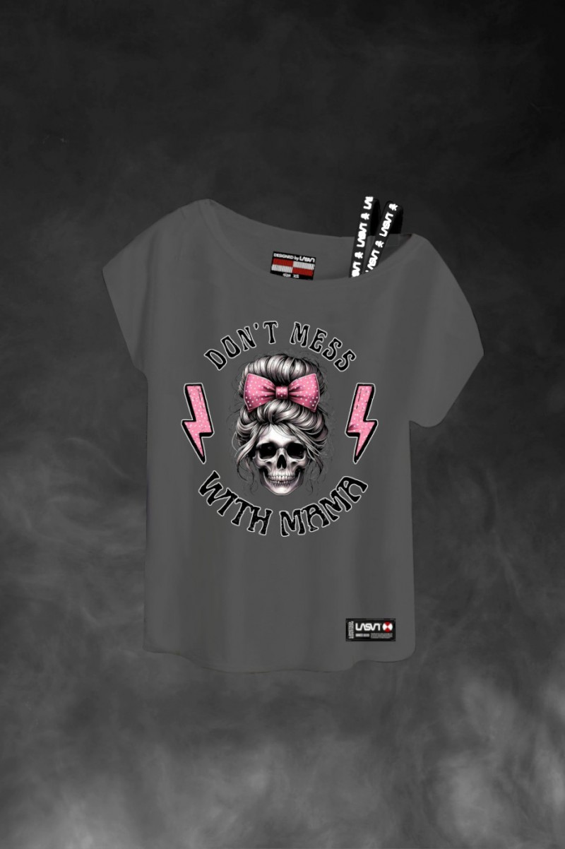 Camiseta gris Mama LASAL.