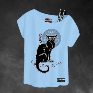 Camiseta azul celeste Noir LASAL.